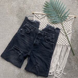 We The Free Distressed Black Jeans Size 26